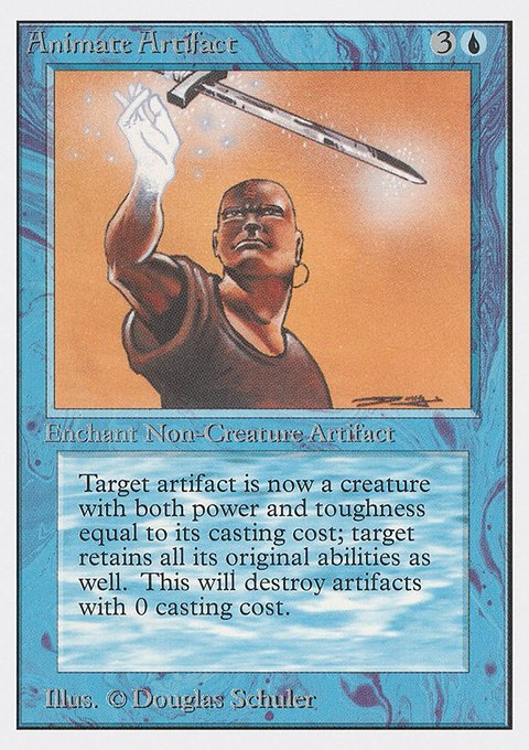 Animate Artifact, Unlimited Edition #49, Magic: The Gathering card