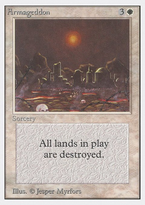 Armageddon, Unlimited Edition #2, Magic: The Gathering card