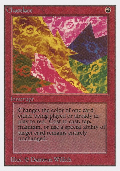 Chaoslace, Unlimited Edition #140, Magic: The Gathering card