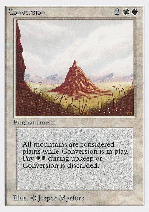 Conversion, Unlimited Edition #16, Magic: The Gathering card
