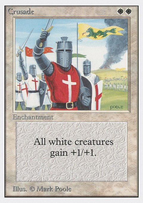 Crusade, Unlimited Edition #17, Magic: The Gathering card