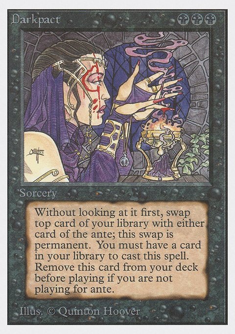 Darkpact, Unlimited Edition #100, Magic: The Gathering card