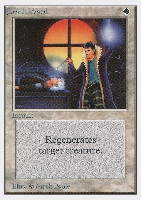 Death Ward, Unlimited Edition #18, Magic: The Gathering card