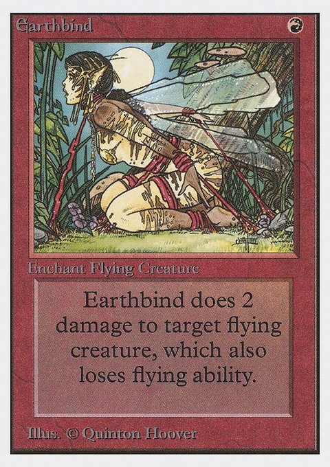 Earthbind, Unlimited Edition #146, Magic: The Gathering card