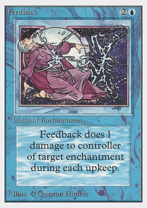 Feedback, Unlimited Edition #58, Magic: The Gathering card