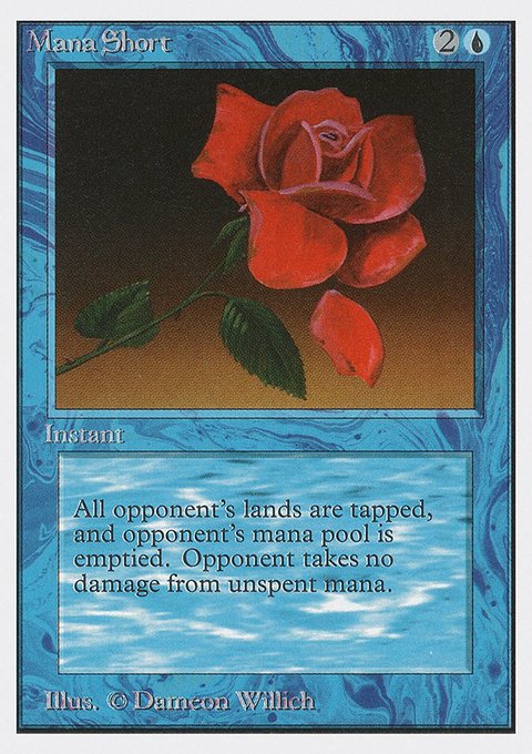 Mana Short, Unlimited Edition #66, Magic: The Gathering card