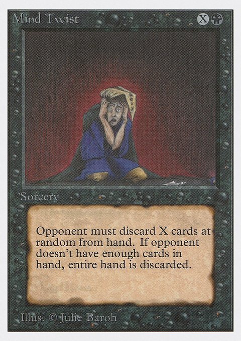 Mind Twist, Unlimited Edition #116, Magic: The Gathering card
