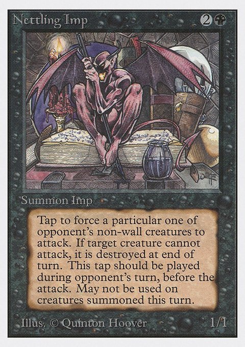 Nettling Imp, Unlimited Edition #118, Magic: The Gathering card
