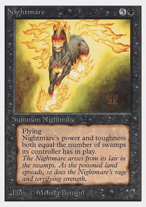 Nightmare, Unlimited Edition #119, Magic: The Gathering card