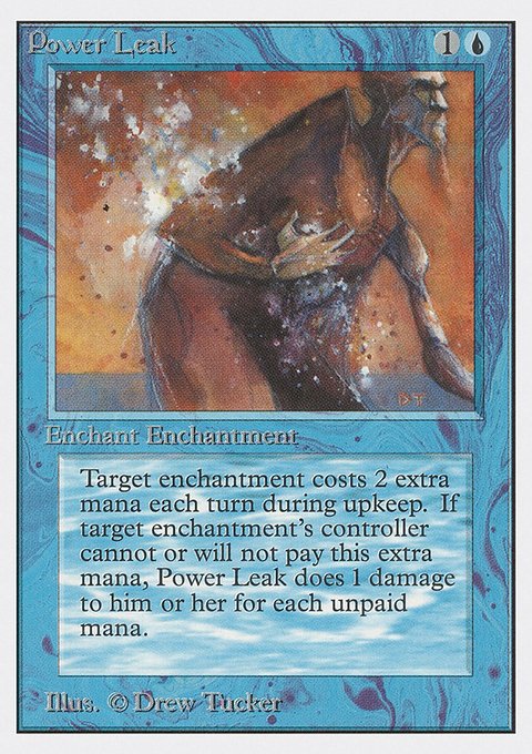 Power Leak, Unlimited Edition #72, Magic: The Gathering card