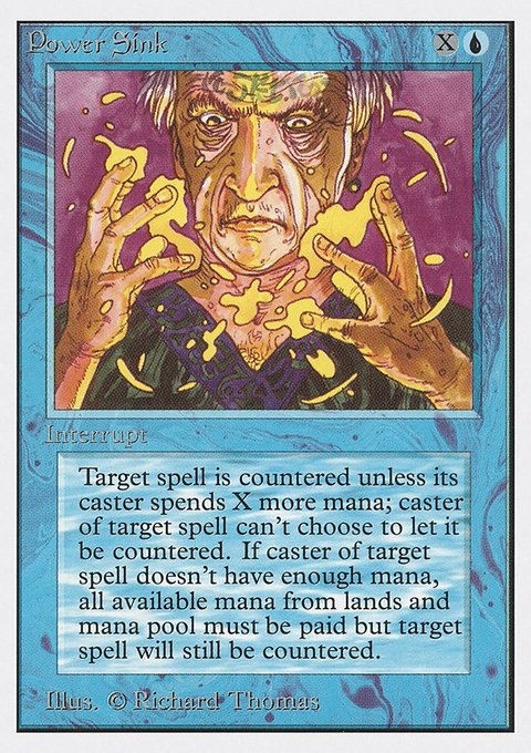 Power Sink, Unlimited Edition #73, Magic: The Gathering card