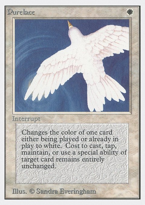 Purelace, Unlimited Edition #33, Magic: The Gathering card