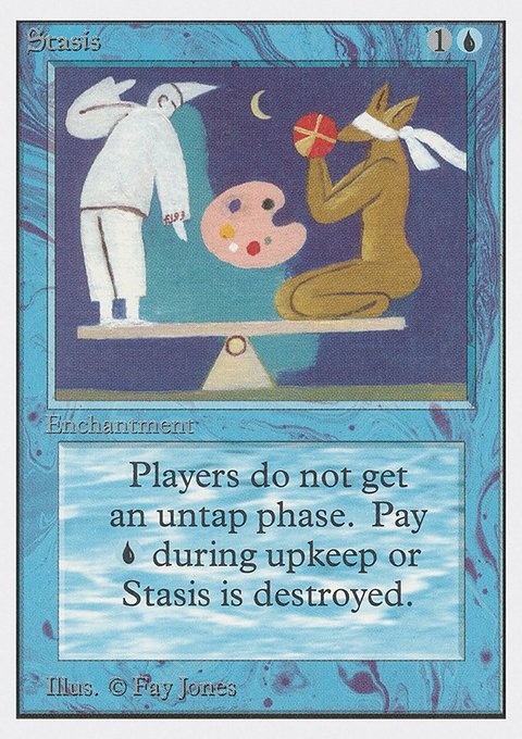Stasis, Unlimited Edition #81, Magic: The Gathering card