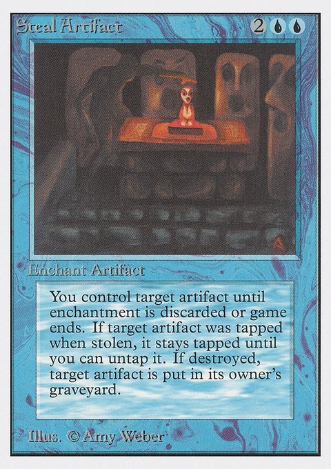 Steal Artifact, Unlimited Edition #82, Magic: The Gathering card