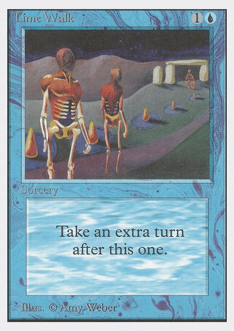 Time Walk, Unlimited Edition #84, Magic: The Gathering card