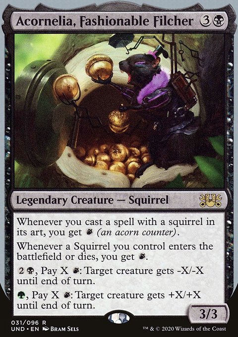 Acornelia, Fashionable Filcher, Unsanctioned #31, Magic: The Gathering card