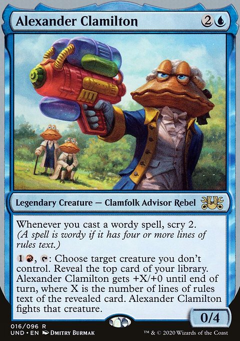 Alexander Clamilton, Unsanctioned #16, Magic: The Gathering card