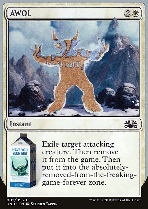 AWOL, Unsanctioned #2, Magic: The Gathering card