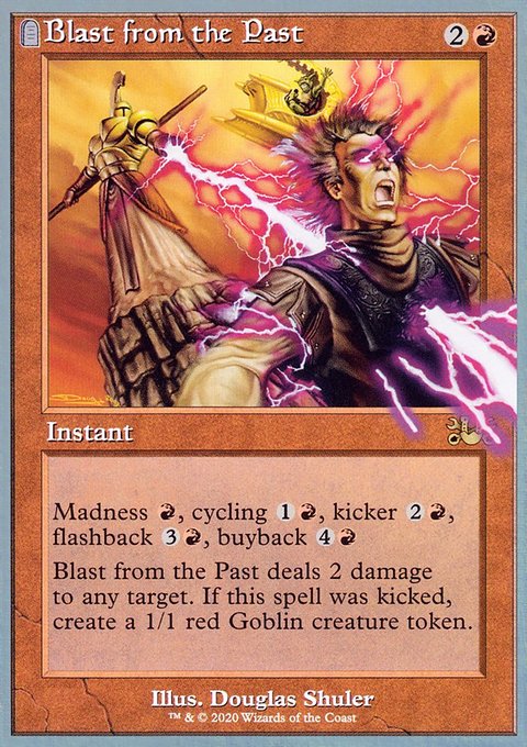 Blast from the Past, Unsanctioned #48, Magic: The Gathering card