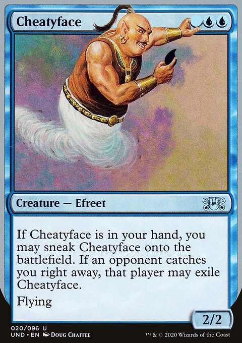 Cheatyface, Unsanctioned #20, Magic: The Gathering card