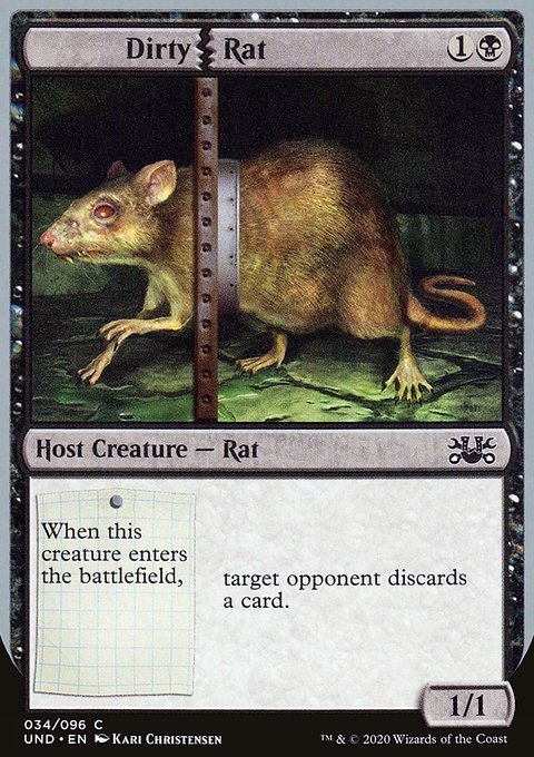 Dirty Rat, Unsanctioned #34, Magic: The Gathering card