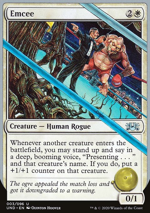 Emcee, Unsanctioned #3, Magic: The Gathering card