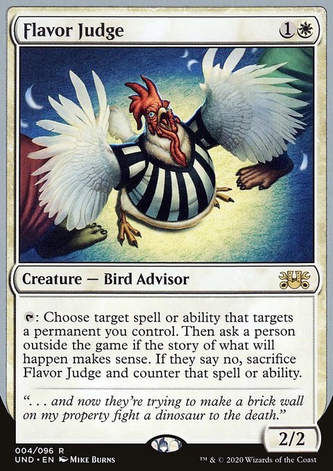 Flavor Judge, Unsanctioned #4, Magic: The Gathering card