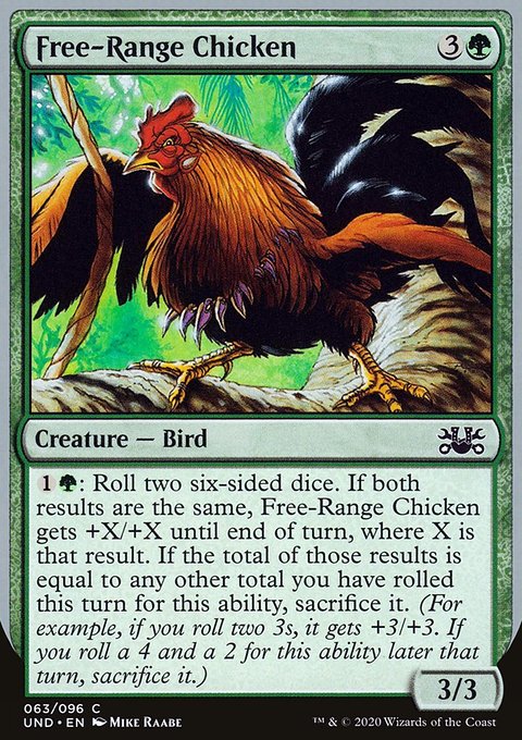 Free-Range Chicken, Unsanctioned #63, Magic: The Gathering card