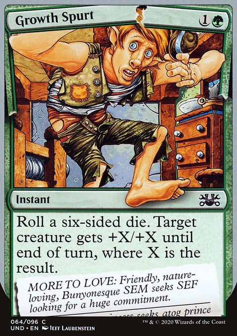 Growth Spurt, Unsanctioned #64, Magic: The Gathering card