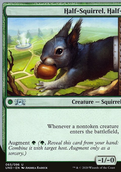 Half-Squirrel, Half-, Unsanctioned #65, Magic: The Gathering card