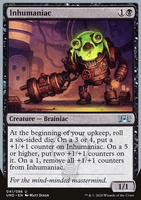Inhumaniac, Unsanctioned #41, Magic: The Gathering card