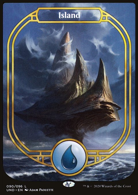 Island, Unsanctioned #90, Magic: The Gathering card