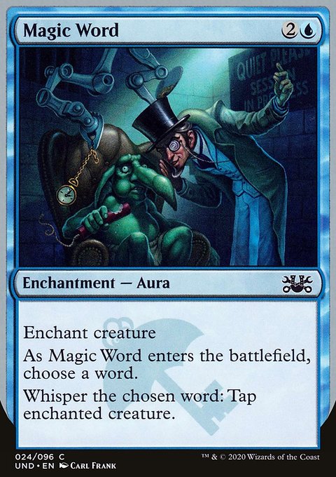 Magic Word, Unsanctioned #24, Magic: The Gathering card