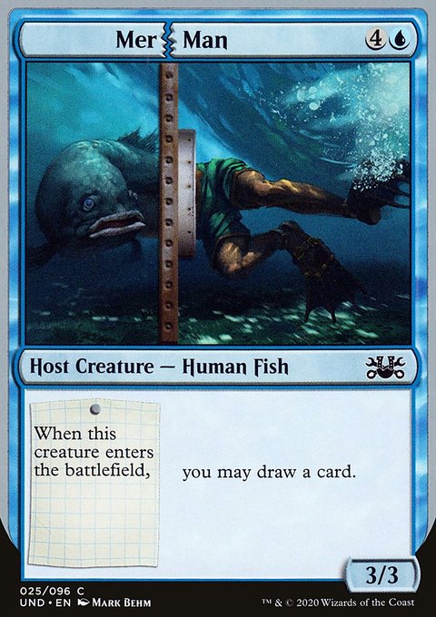 Mer Man, Unsanctioned #25, Magic: The Gathering card