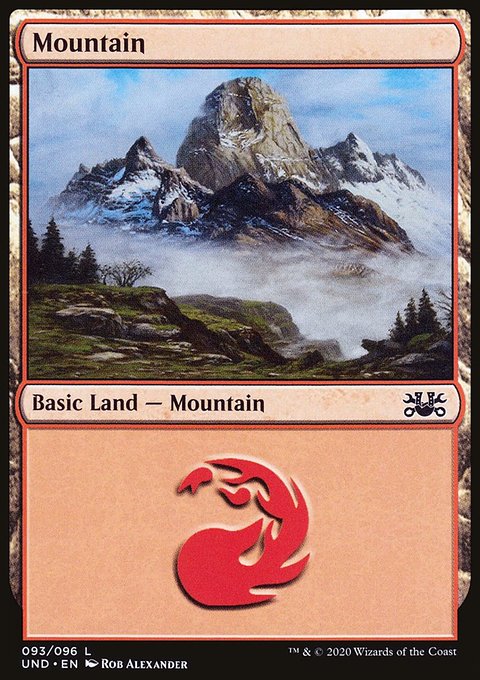 Mountain, Unsanctioned #93, Magic: The Gathering card