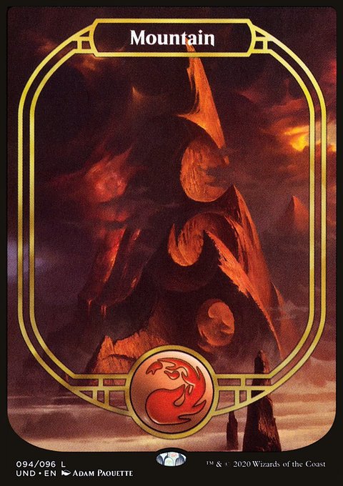 Mountain, Unsanctioned #94, Magic: The Gathering card