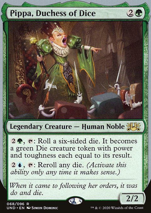 Pippa, Duchess of Dice, Unsanctioned #68, Magic: The Gathering card
