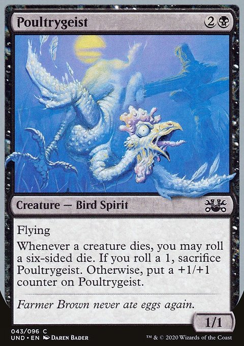 Poultrygeist, Unsanctioned #43, Magic: The Gathering card