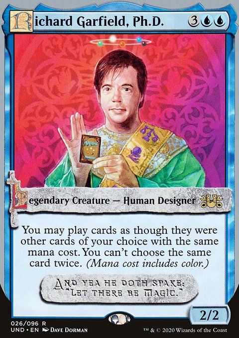 Richard Garfield, Ph.D., Unsanctioned #26, Magic: The Gathering card
