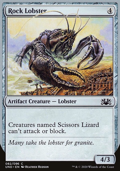 Rock Lobster, Unsanctioned #82, Magic: The Gathering card