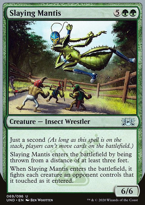 Slaying Mantis, Unsanctioned #69, Magic: The Gathering card