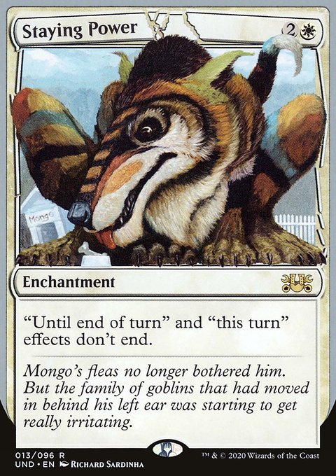 Staying Power, Unsanctioned #13, Magic: The Gathering card