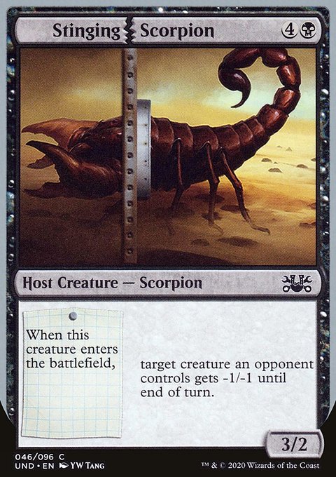 Stinging Scorpion, Unsanctioned #46, Magic: The Gathering card