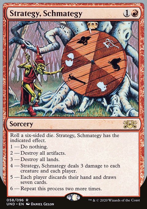 Strategy, Schmategy, Unsanctioned #58, Magic: The Gathering card