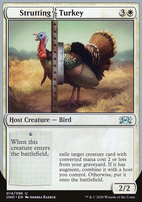 Strutting Turkey, Unsanctioned #14, Magic: The Gathering card