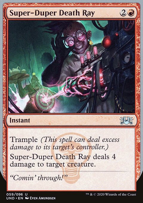 Super-Duper Death Ray, Unsanctioned #59, Magic: The Gathering card