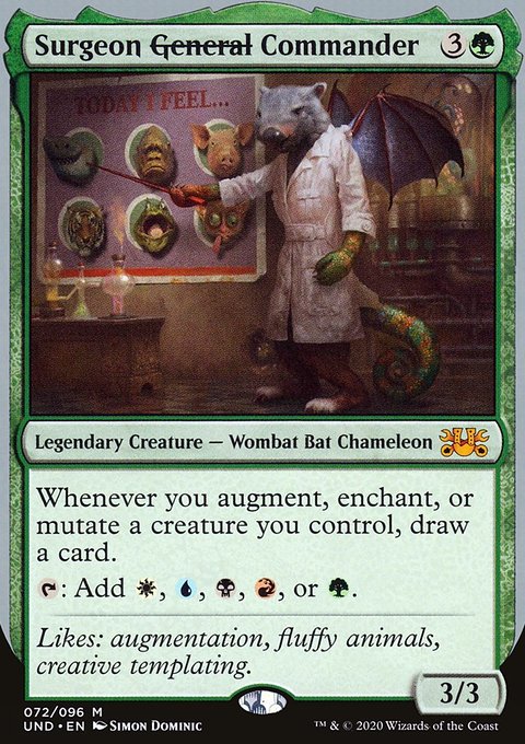 Surgeon General Commander, Unsanctioned #72, Magic: The Gathering card