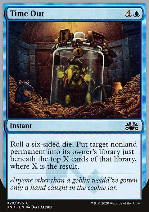 Time Out, Unsanctioned #28, Magic: The Gathering card