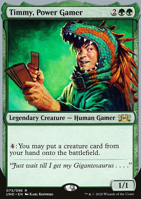 Timmy, Power Gamer, Unsanctioned #73, Magic: The Gathering card