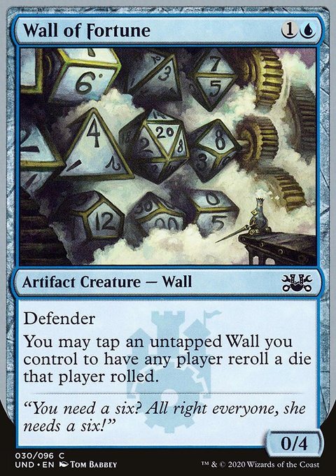 Wall of Fortune, Unsanctioned #30, Magic: The Gathering card